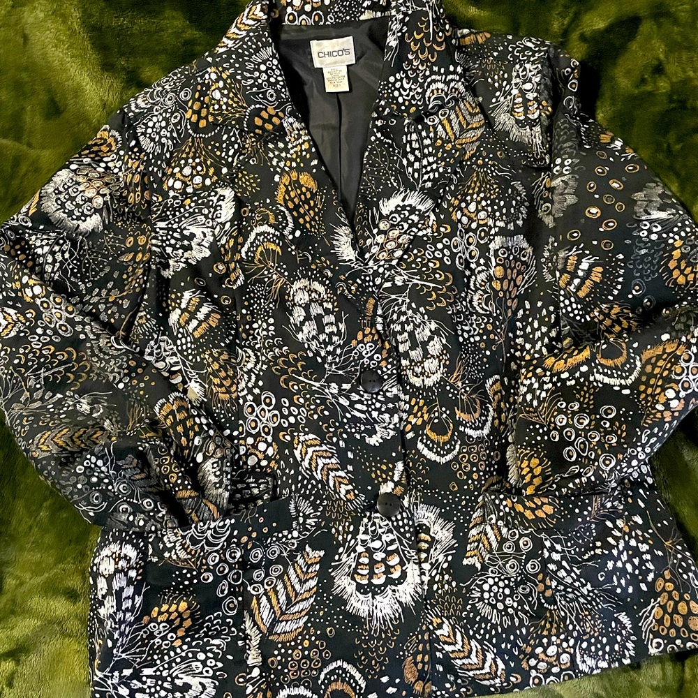 Chicos black blazer